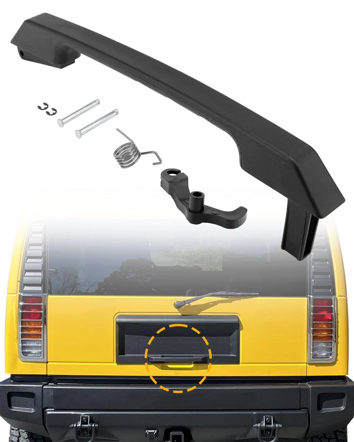 Amazon.com: Tailgate Latch Handle Kit, Compatible with 2003-2009